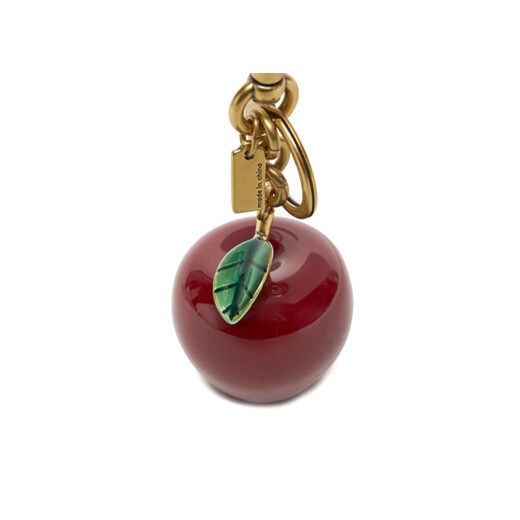 Brelok Coach Apple CY399 Bordowy Coach OS eobuwie.pl