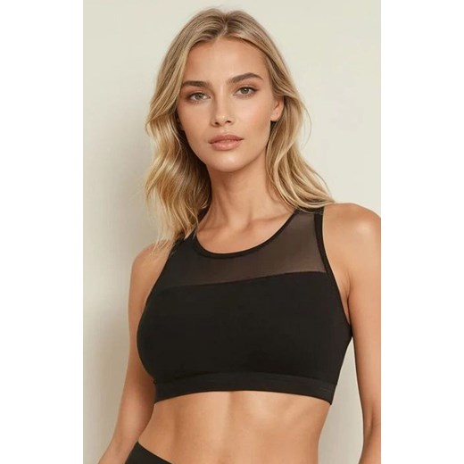 Top damski biustonosz sportowy czarny Lino 2705, Kolor czarny, Rozmiar S, Teyli ze sklepu Primodo w kategorii Bluzki damskie - zdjęcie 186118935