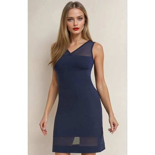 Damska koszula nocna niebieska Betti 2808, Kolor niebieski, Rozmiar L, Teyli ze sklepu Primodo w kategorii Koszule nocne - zdjęcie 186118949