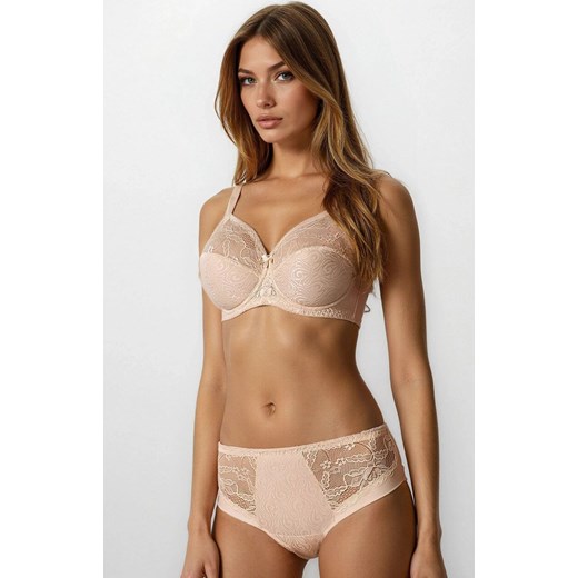 Biustonosz półusztywniany semi-soft beżowy B-01 Daisy, Kolor beżowy, Rozmiar 70D, Wies-MANN ze sklepu Primodo w kategorii Biustonosze - zdjęcie 186118956