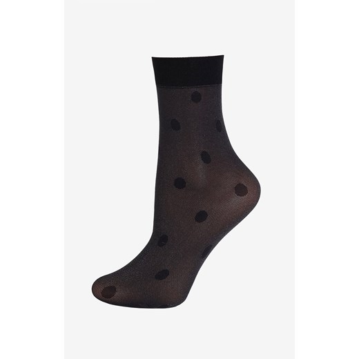 Marilyn czarne skarpetki w grochy Shine Dots, Kolor czarny, Rozmiar uniwersalny, Marilyn ze sklepu Primodo w kategorii Skarpetki damskie - zdjęcie 186119756