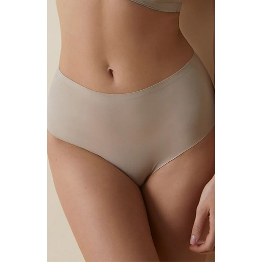 Figi z wysokim stanem beżowe Maxi Braga 503, Kolor beżowy, Rozmiar 2XL, Selene ze sklepu Primodo w kategorii Majtki damskie - zdjęcie 186119858
