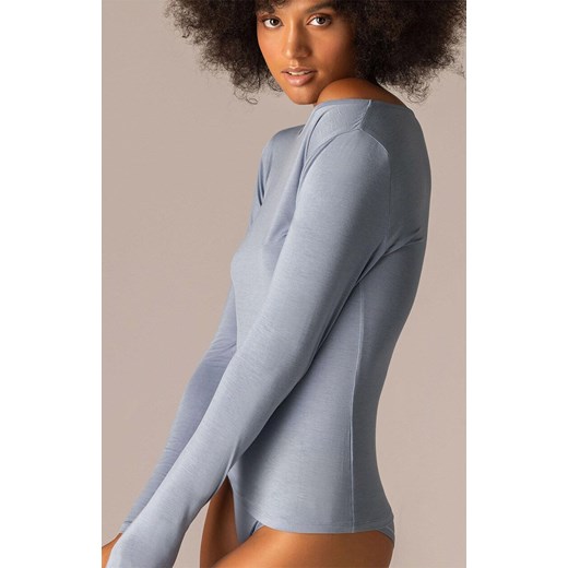 Bluzka damska z długim rękawem niebieska Today 6014, Kolor niebieski, Rozmiar S, Sielei ze sklepu Primodo w kategorii Bluzki damskie - zdjęcie 186119928