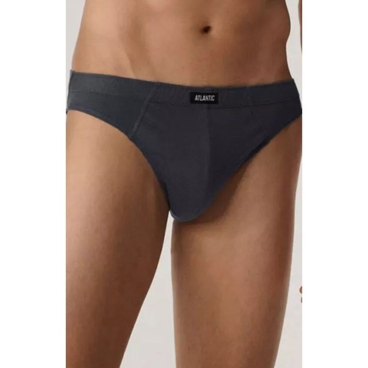 Atlantic 3-pack slipy męskie sport 3BMP-322-GRAFITOWY, Kolor grafitowy, Rozmiar S, ATLANTIC ze sklepu Intymna w kategorii Majtki męskie - zdjęcie 186120635