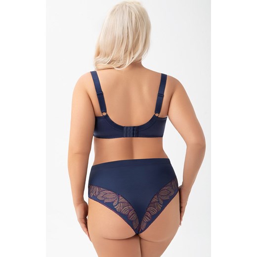 Gorsenia figi damskie wysokie granatowe ASTRID K971, Kolor granatowy, Rozmiar 2XL, Gorsenia ze sklepu Intymna w kategorii Majtki damskie - zdjęcie 186120909