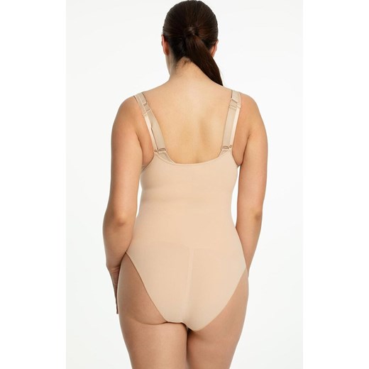 Wyszczuplające body pod biust beżowe 419 Seamless, Kolor beżowy, Rozmiar L, Julimex ze sklepu Intymna w kategorii Bielizna wyszczuplająca - zdjęcie 186121097