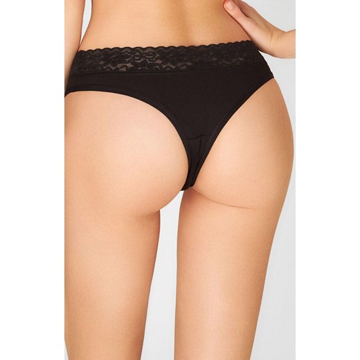 Marilyn majtki brazyliany czarne Infinity, Kolor czarny, Rozmiar S, Marilyn ze sklepu Intymna w kategorii Majtki damskie - zdjęcie 186121435
