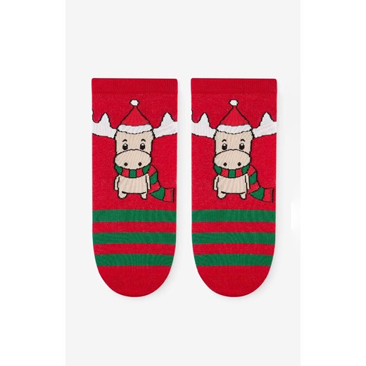 Marilyn świąteczne skarpetki damskie Christmas Moose, Kolor czerwony, Rozmiar 36-40, Marilyn ze sklepu Intymna w kategorii Skarpetki damskie - zdjęcie 186121455