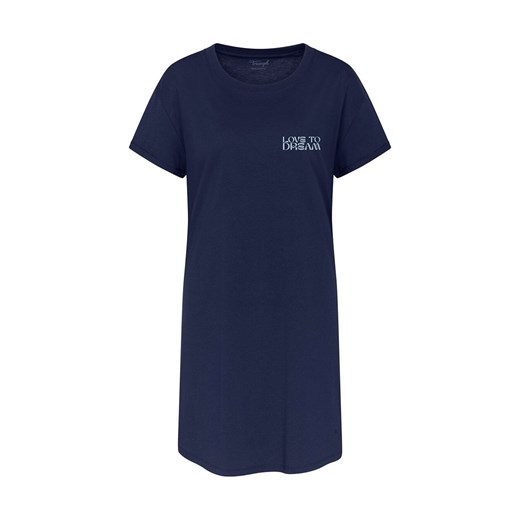 Triumph bawełniana koszula nocna damska Nightdresses 10221117-6047, Kolor granatowy, Rozmiar 36, Triumph ze sklepu Intymna w kategorii Koszule nocne - zdjęcie 186122045