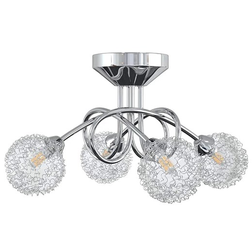 Lampa sufitowa z drucianymi kloszami F6-N00 ze sklepu Edinos.pl w kategorii Lampy sufitowe - zdjęcie 186122188