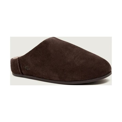 UGG Skórzane mule ELEA | z dodatkiem wełny ze sklepu Gomez Fashion Store w kategorii Kapcie damskie - zdjęcie 186122267