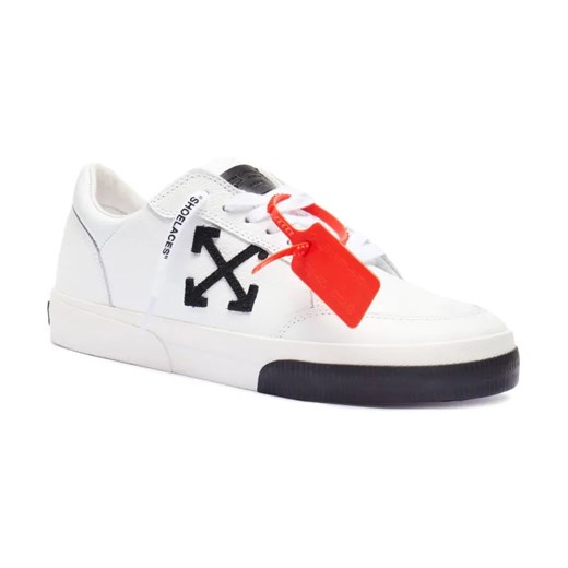 OFF-WHITE Skórzane sneakersy NEW LOW VULCANIZED ze sklepu Gomez Fashion Store w kategorii Buty sportowe męskie - zdjęcie 186122336