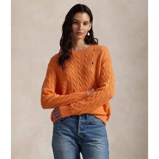 POLO RALPH LAUREN Wełniany sweter | Loose fit | z dodatkiem kaszmiru ze sklepu Gomez Fashion Store w kategorii Swetry damskie - zdjęcie 186122365