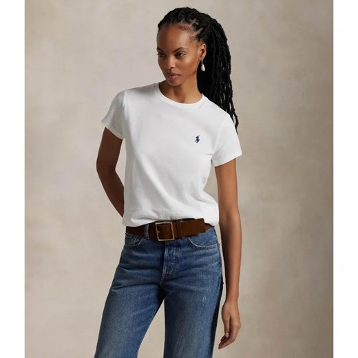 POLO RALPH LAUREN T-shirt | Regular Fit ze sklepu Gomez Fashion Store w kategorii Bluzki damskie - zdjęcie 186122448
