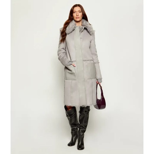 Patrizia Pepe Dwustronny kożuch | Regular Fit ze sklepu Gomez Fashion Store w kategorii Płaszcze damskie - zdjęcie 186124625