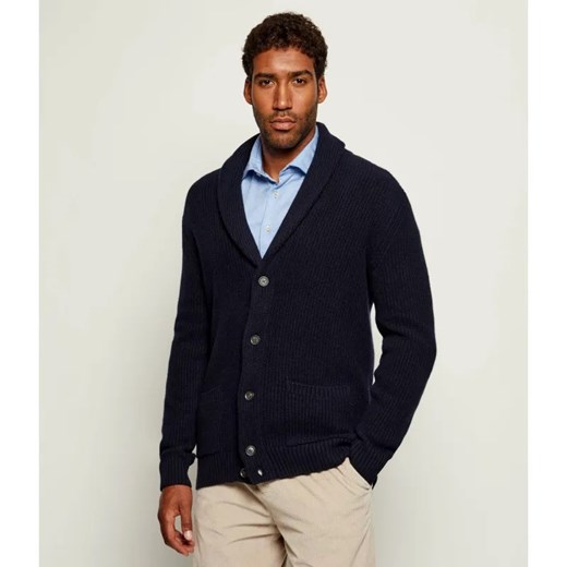 Oscar Jacobson Wełniany kardigan Roland | Regular Fit ze sklepu Gomez Fashion Store w kategorii Swetry męskie - zdjęcie 186124695