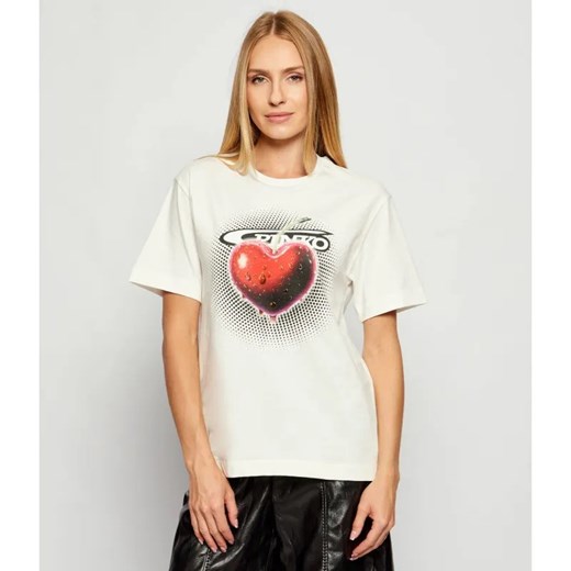 Pinko T-shirt TUORLO | Regular Fit ze sklepu Gomez Fashion Store w kategorii Bluzki damskie - zdjęcie 186124716