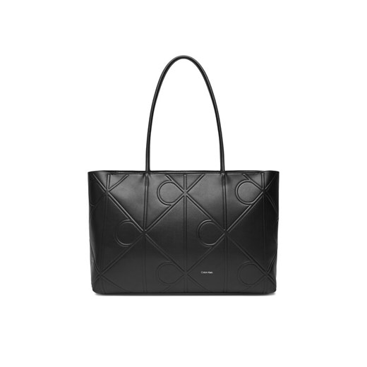 Calvin Klein Torebka LV04F3196G Czarny ze sklepu MODIVO w kategorii Torby Shopper bag - zdjęcie 186125065