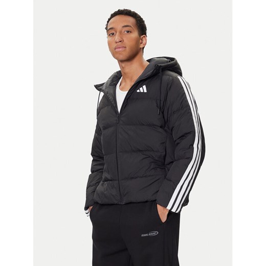 adidas Kurtka puchowa Essentials Climawarm 3-Stripes JM4165 Czarny Regular Fit ze sklepu MODIVO w kategorii Kurtki męskie - zdjęcie 186125088