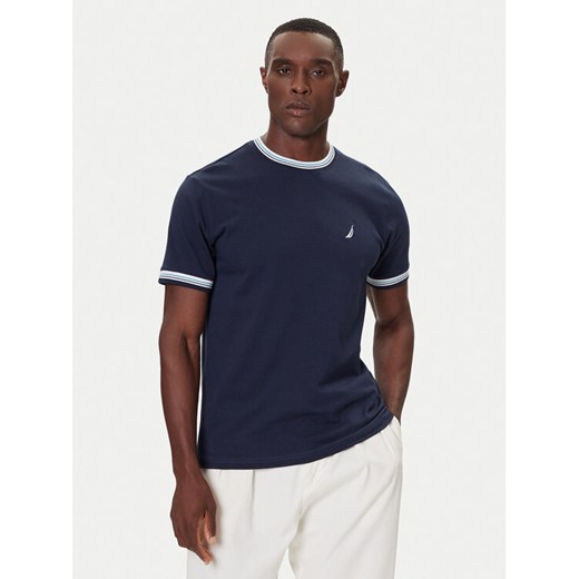 Nautica T-Shirt N1S03440 Granatowy Regular Fit ze sklepu MODIVO w kategorii T-shirty męskie - zdjęcie 186125096