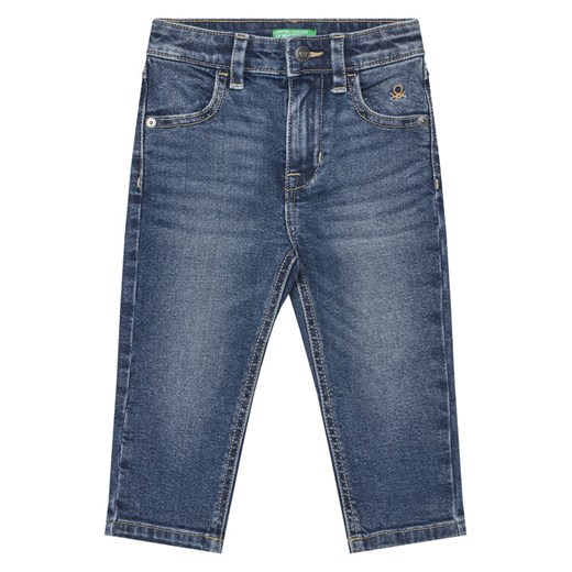 United Colors Of Benetton Jeansy 45ONGE01X Granatowy Slim Fit ze sklepu MODIVO w kategorii Spodnie chłopięce - zdjęcie 186125118