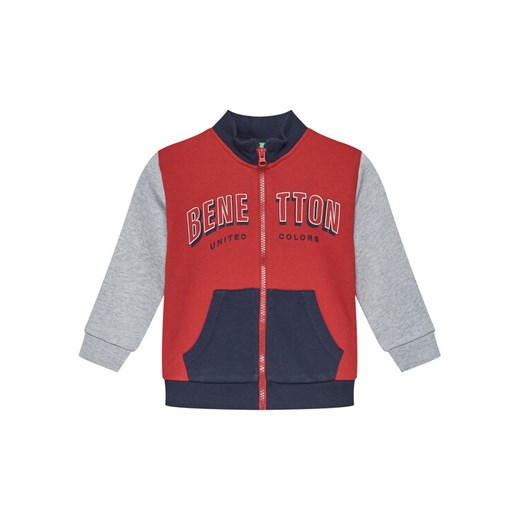 United Colors Of Benetton Bluza 3J70G503X Kolorowy Regular Fit ze sklepu MODIVO w kategorii Bluzy chłopięce - zdjęcie 186125119