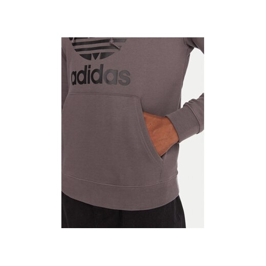 adidas Bluza adicolor Classics Trefoil JY3765 Szary Regular Fit M MODIVO