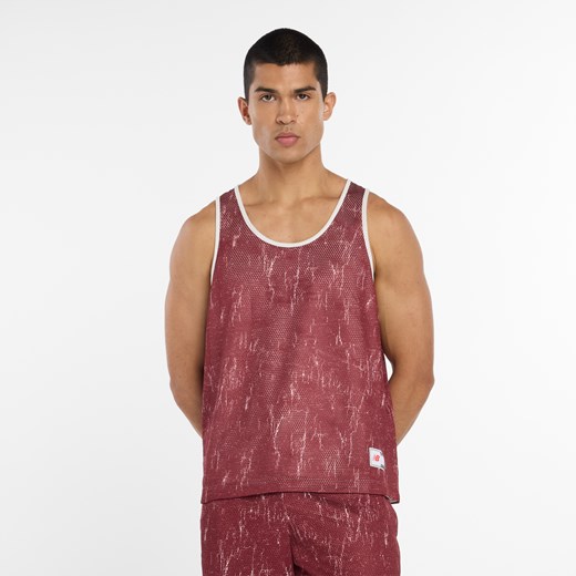 Koszulka męska New Balance MT53609MHB – bordowa ze sklepu New Balance Poland w kategorii T-shirty męskie - zdjęcie 186126006