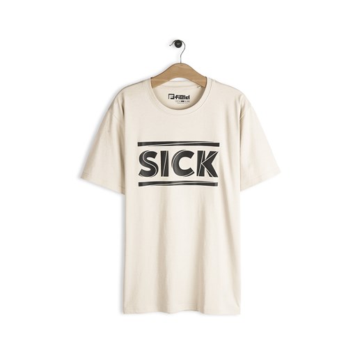 GATE Bawełniana koszulka z wypukłym napisem S ze sklepu gateshop w kategorii T-shirty męskie - zdjęcie 186126205