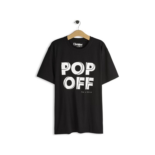 GATE Bawełniana koszulka z wypukłym napisem S ze sklepu gateshop w kategorii T-shirty męskie - zdjęcie 186126206