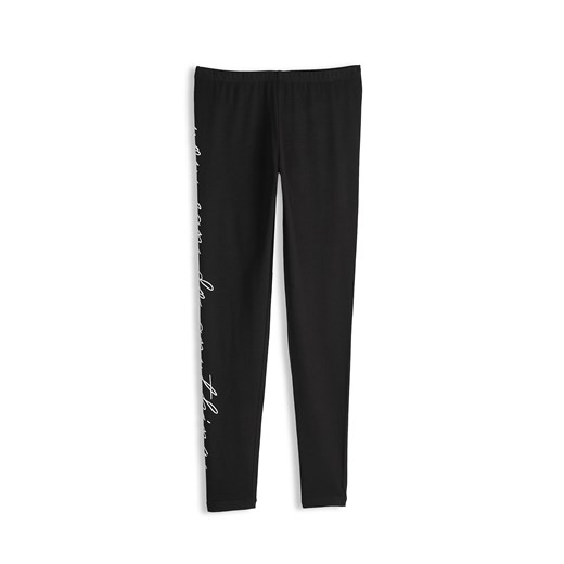 GATE Bawełniane legginsy z nadrukiem 8Y ze sklepu gateshop w kategorii Spodnie dziewczęce - zdjęcie 186126247