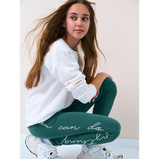 GATE Bawełniane legginsy z nadrukiem 8Y Gate 11Y okazja gateshop