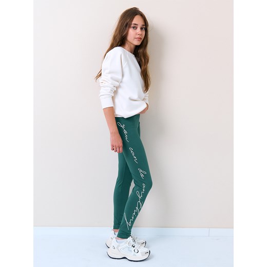 GATE Bawełniane legginsy z nadrukiem 8Y Gate 13Y wyprzedaż gateshop
