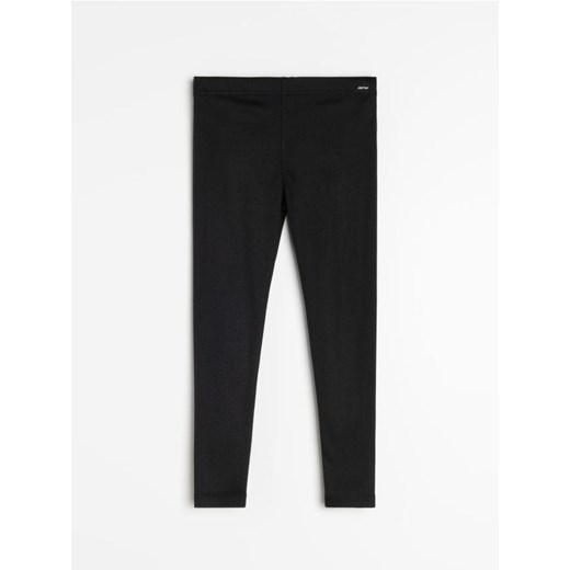 Sinsay - Legginsy termoaktywne Active - czarny Sinsay 128 (7-8 l) Sinsay