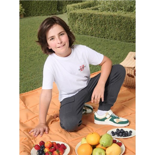 Sinsay - Spodnie jogger - szary Sinsay 170 (14-15 l) Sinsay