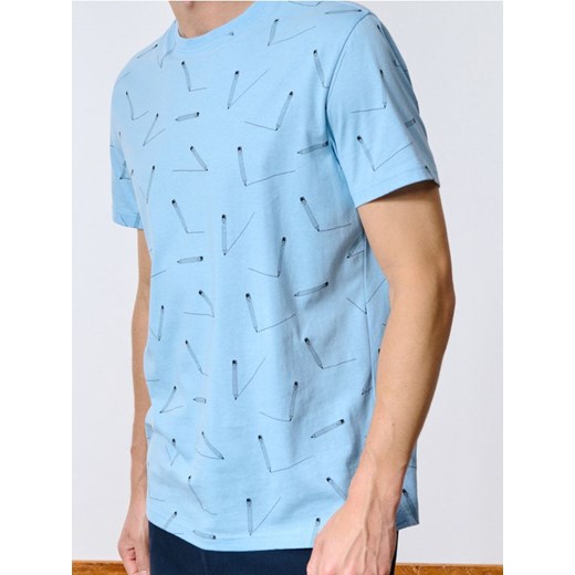Sinsay - Koszulka we wzory - Inny ze sklepu Sinsay w kategorii T-shirty męskie - zdjęcie 186130258