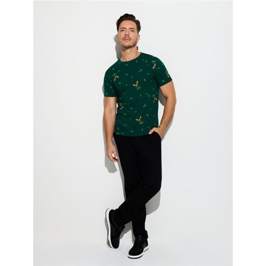 Sinsay - Koszulka - zielony ze sklepu Sinsay w kategorii T-shirty męskie - zdjęcie 186130325