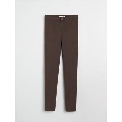 Sinsay - Jeansy skinny - brązowy ze sklepu Sinsay w kategorii Jeansy damskie - zdjęcie 186130328