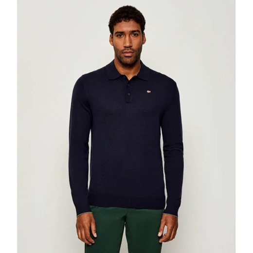 Napapijri Wełniany sweter E-DAMAVAND | Regular Fit ze sklepu Gomez Fashion Store w kategorii Swetry męskie - zdjęcie 186132649