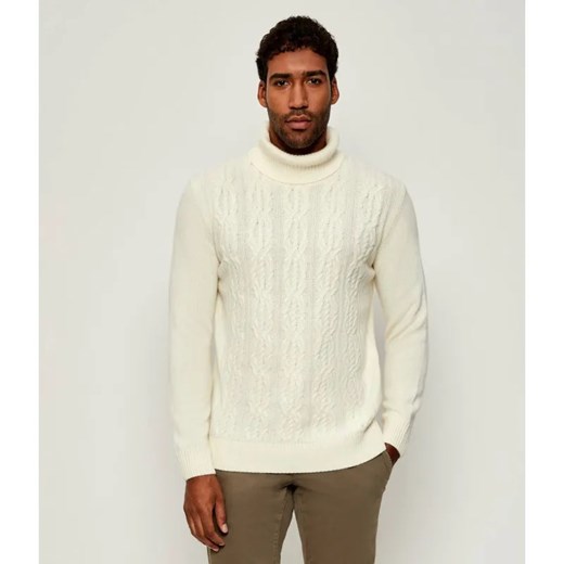 Oscar Jacobson Golf Steven | Regular Fit | z dodatkiem wełny i kaszmiru ze sklepu Gomez Fashion Store w kategorii Swetry męskie - zdjęcie 186132678