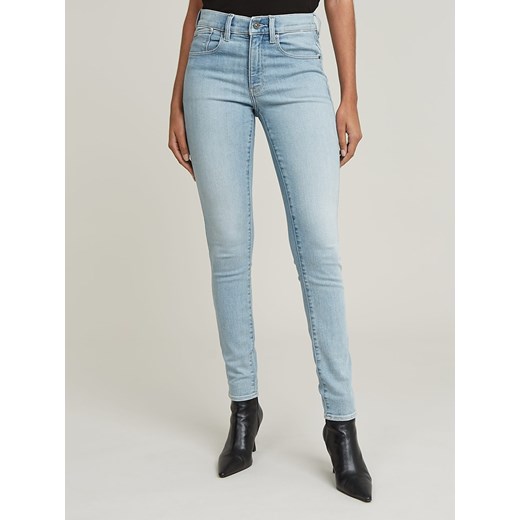 G-Star Dżinsy &quot;Lhana&quot; - Skinny fit - w kolorze błękitnym ze sklepu Limango Polska w kategorii Jeansy damskie - zdjęcie 186133805