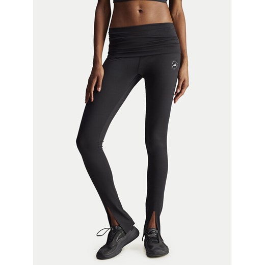 adidas by Stella McCartney Legginsy TrueStrength IW0515 Czarny Regular Fit ze sklepu MODIVO w kategorii Spodnie damskie - zdjęcie 186136527
