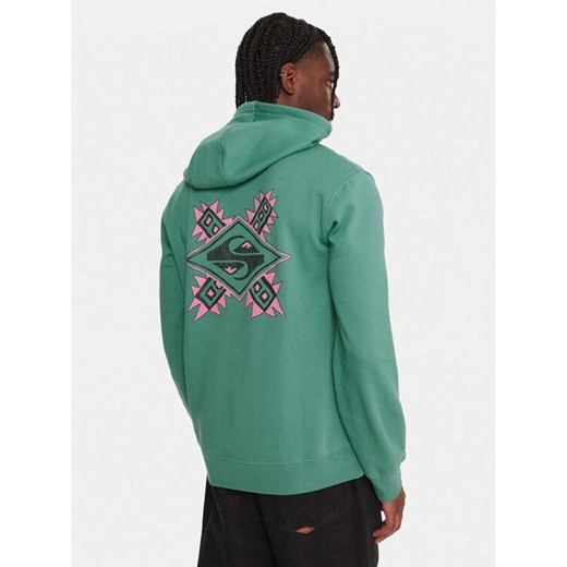 Quiksilver Bluza Graphic EQYFT05131 Zielony Regular Fit ze sklepu MODIVO w kategorii Bluzy męskie - zdjęcie 186136537