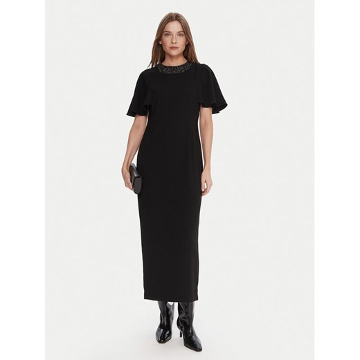 Lola Casademunt by Maite Sukienka koktajlowa MF2516012 Czarny Regular Fit ze sklepu MODIVO w kategorii Sukienki - zdjęcie 186136555