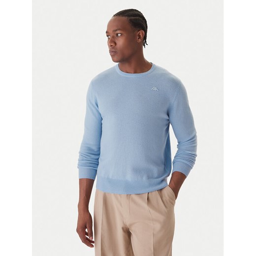 Robe di Kappa Sweter 670477X 333 Niebieski Regular Fit - id: 0000305612502 - marki Kappa - 186136588 Robe di Kappa Sweter 670477X 333 Niebieski Regular Fit ze sklepu MODIVO w kategorii Swetry męskie - zdjęcie 186136588