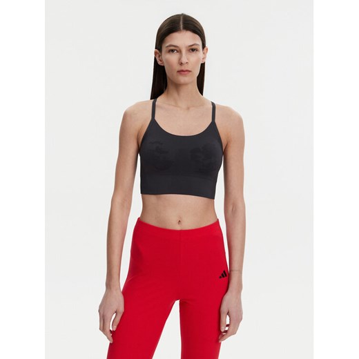 adidas by Stella McCartney Biustonosz sportowy TrueStrength JJ1650 Szary Slim Fit ze sklepu MODIVO w kategorii Biustonosze - zdjęcie 186136616