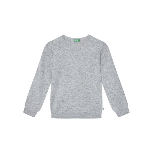United Colors Of Benetton Sweter 106WC108R Szary Regular Fit ze sklepu MODIVO w kategorii Swetry chłopięce - zdjęcie 186136629