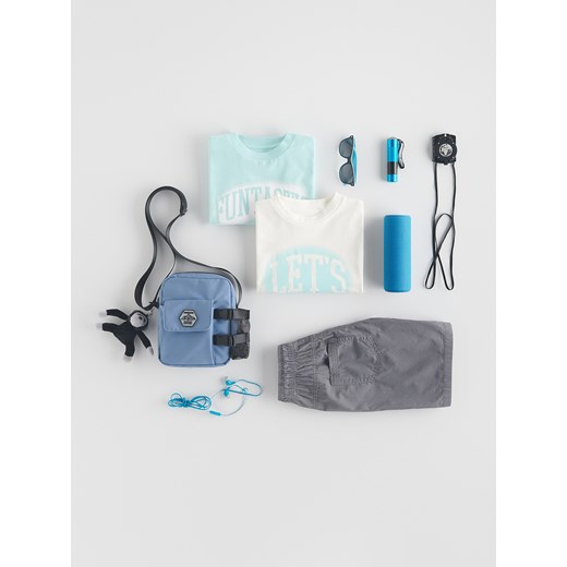 Reserved - T-shirt z nadrukiem - złamana biel ze sklepu Reserved w kategorii T-shirty chłopięce - zdjęcie 186138207