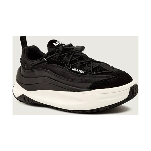 Moon Boot Sneakersy MB MOON247 XLACE | z dodatkiem skóry ze sklepu Gomez Fashion Store w kategorii Buty sportowe damskie - zdjęcie 186139367