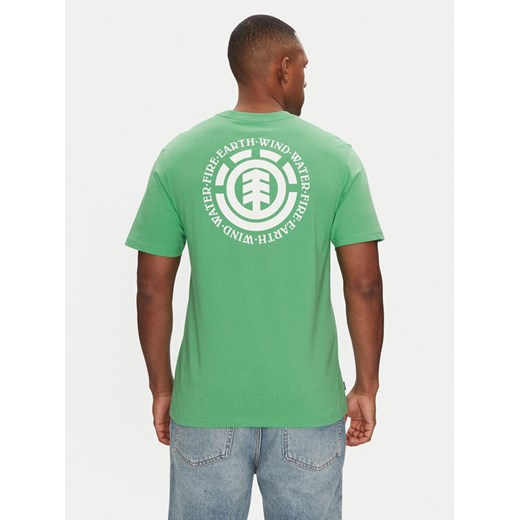 Element T-Shirt ELYZT00490 Zielony Regular Fit ze sklepu MODIVO w kategorii T-shirty męskie - zdjęcie 186140749